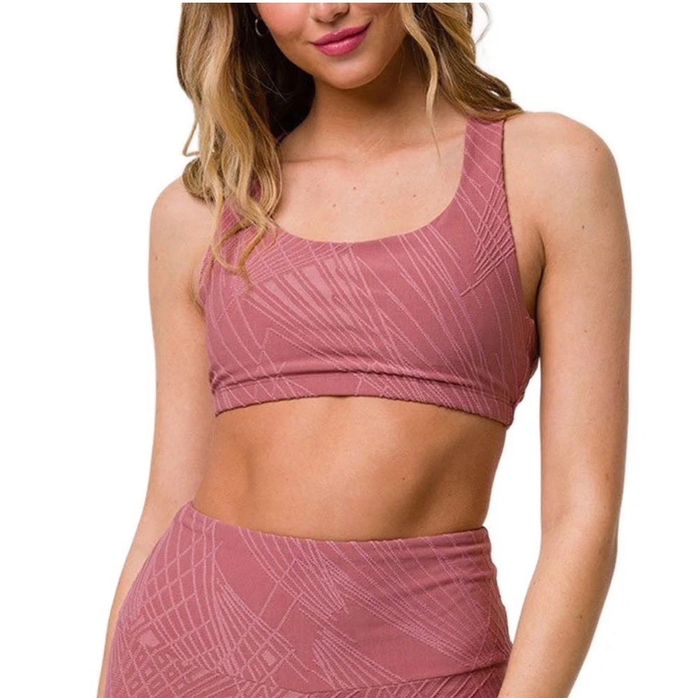 Onzie Selenite Mudra Bra - Ash Rose